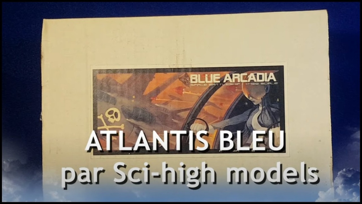 Albator | Atlantis bleu | Blue Arcadia en kit résine par Sci-high Models