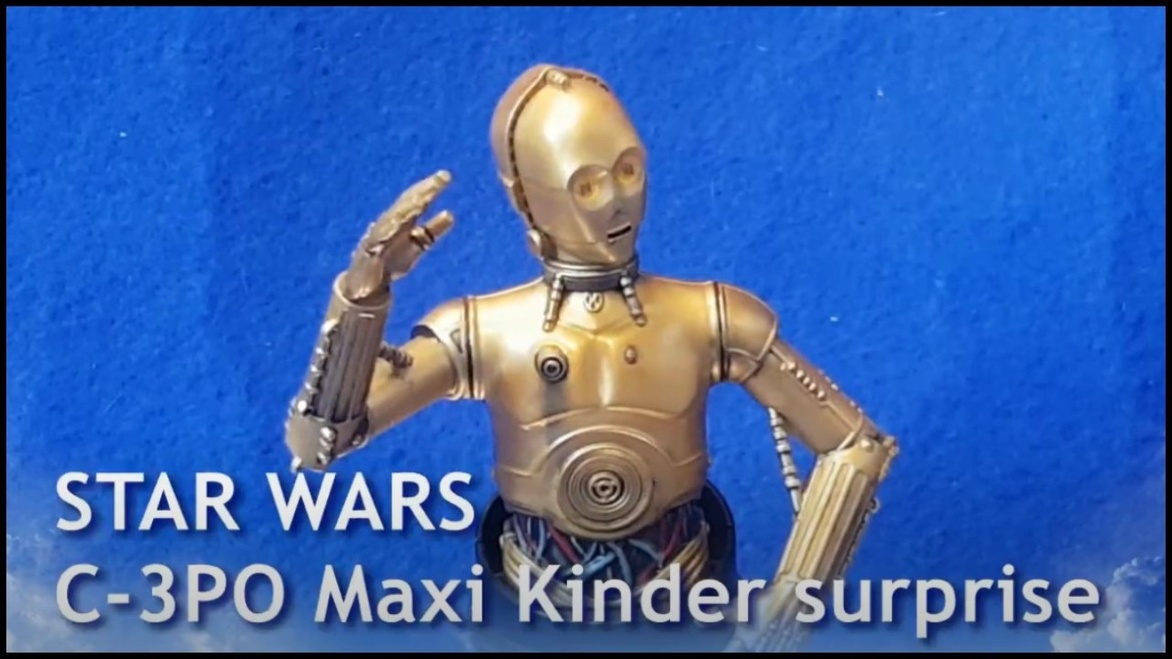 Star Wars | Buste de C-3PO Maxi Kinder Surprise