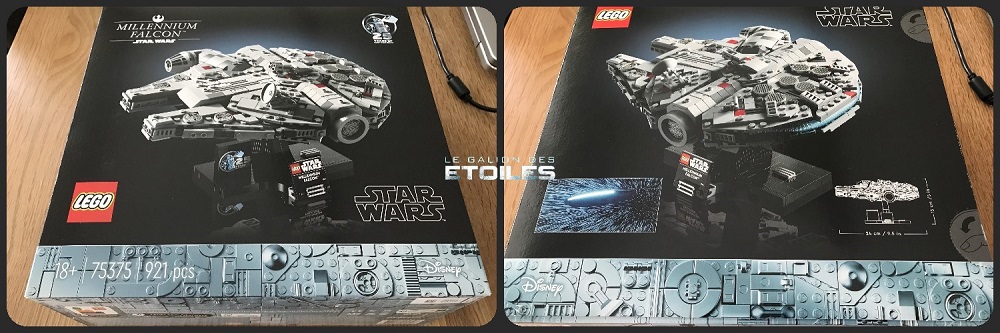 Millennium Falcon Star Wars LEGO 75375 | Photos de la boîte @ 2024 Koyolite Tseila