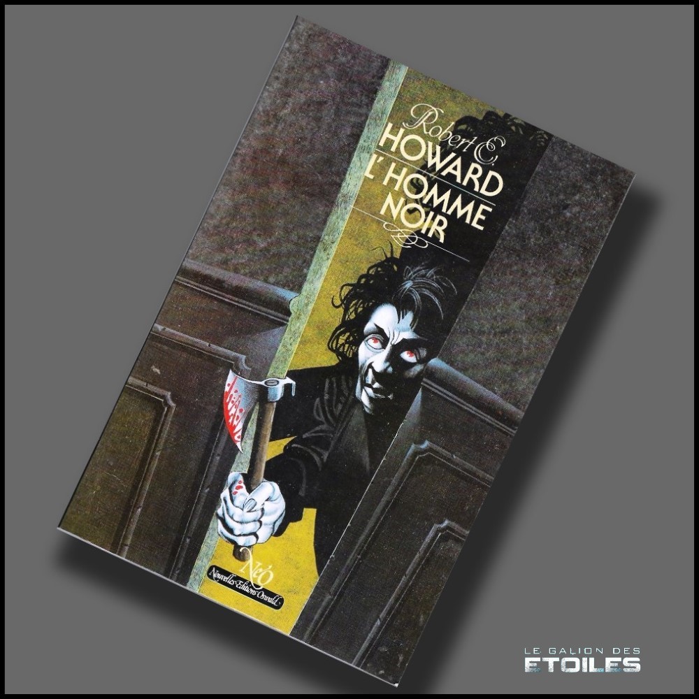 L'Homme noir, réédition @ 1988 Nouvelles éditions Oswald | Illustration de couverture @ Jean-Michel Nicollet